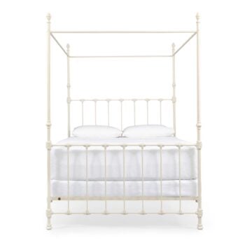 Palatial Iron Canopy Bed