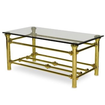 Century Brass Coffee Table