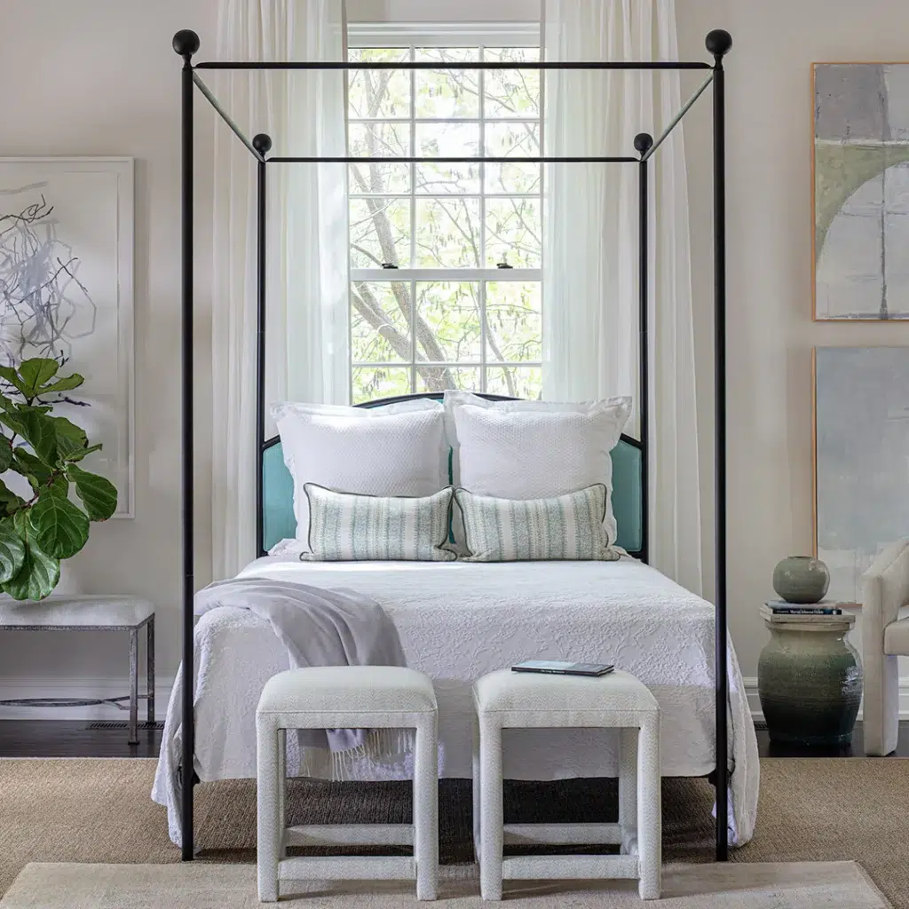 French campaing canopy bed