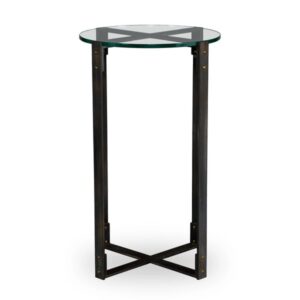 Glass Side Table - Angle 1 - Small