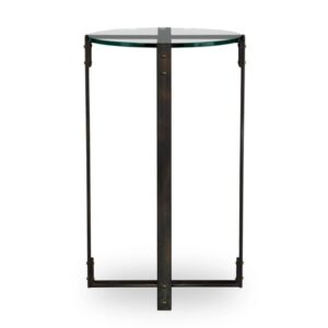 Glass Side Table - Angle 3 - Small