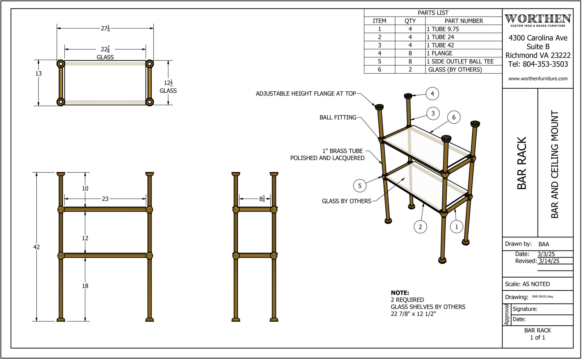 - Worthen Custom Iron & Brass Furniture