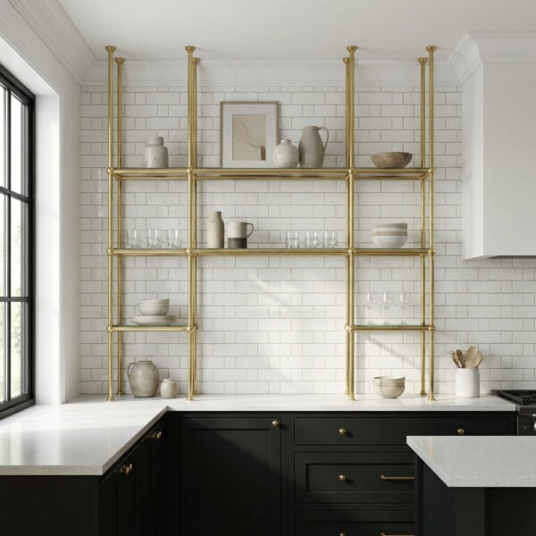 base and ceiling natural brass